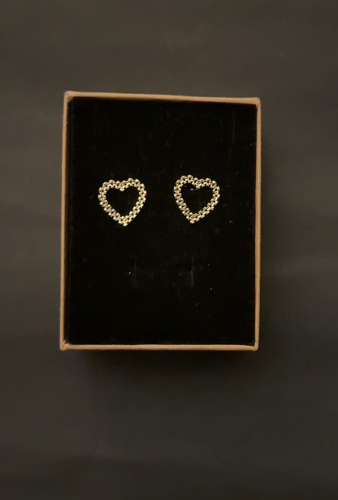 Rolex Heart earrings studs
