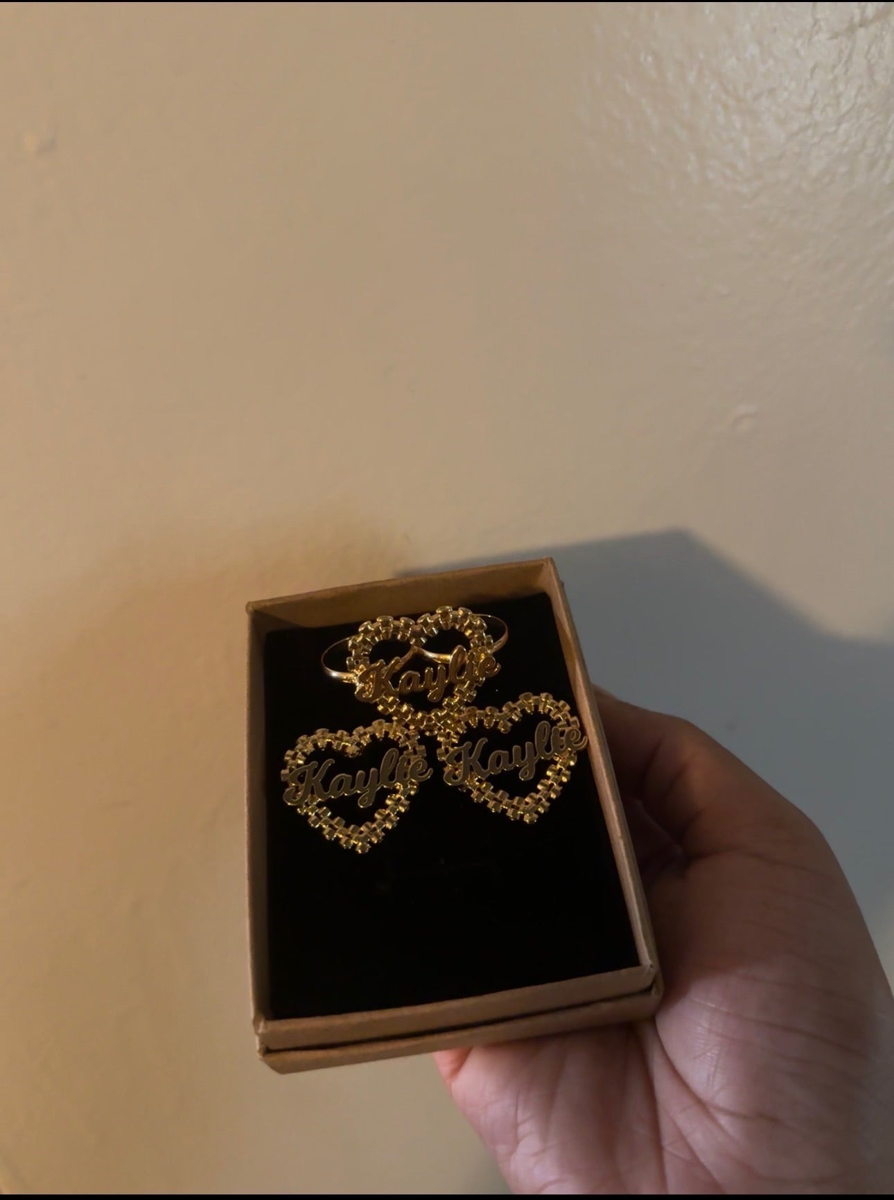 Rolex ring and earring set