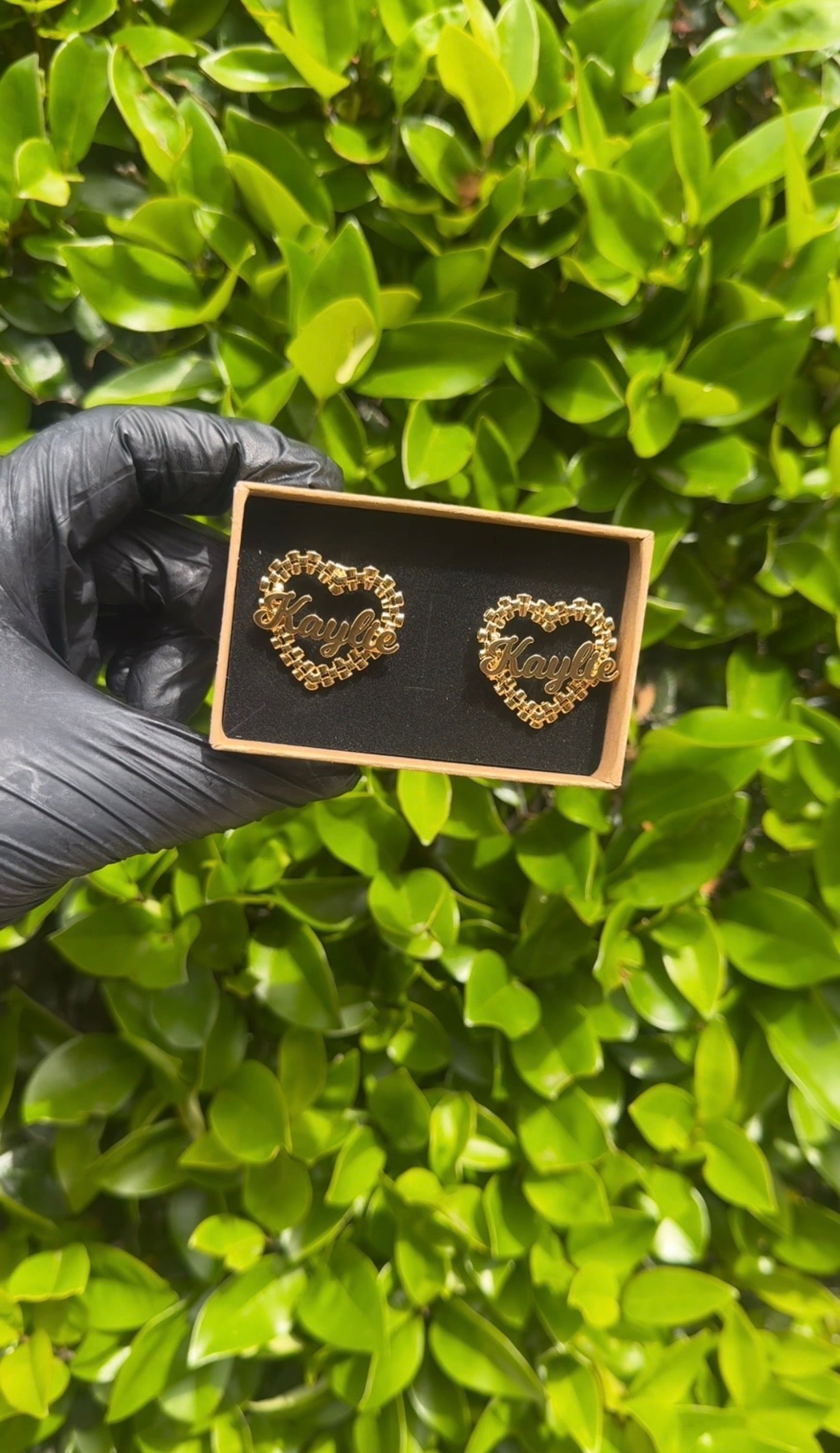 Custom Rollie Heart Studs
