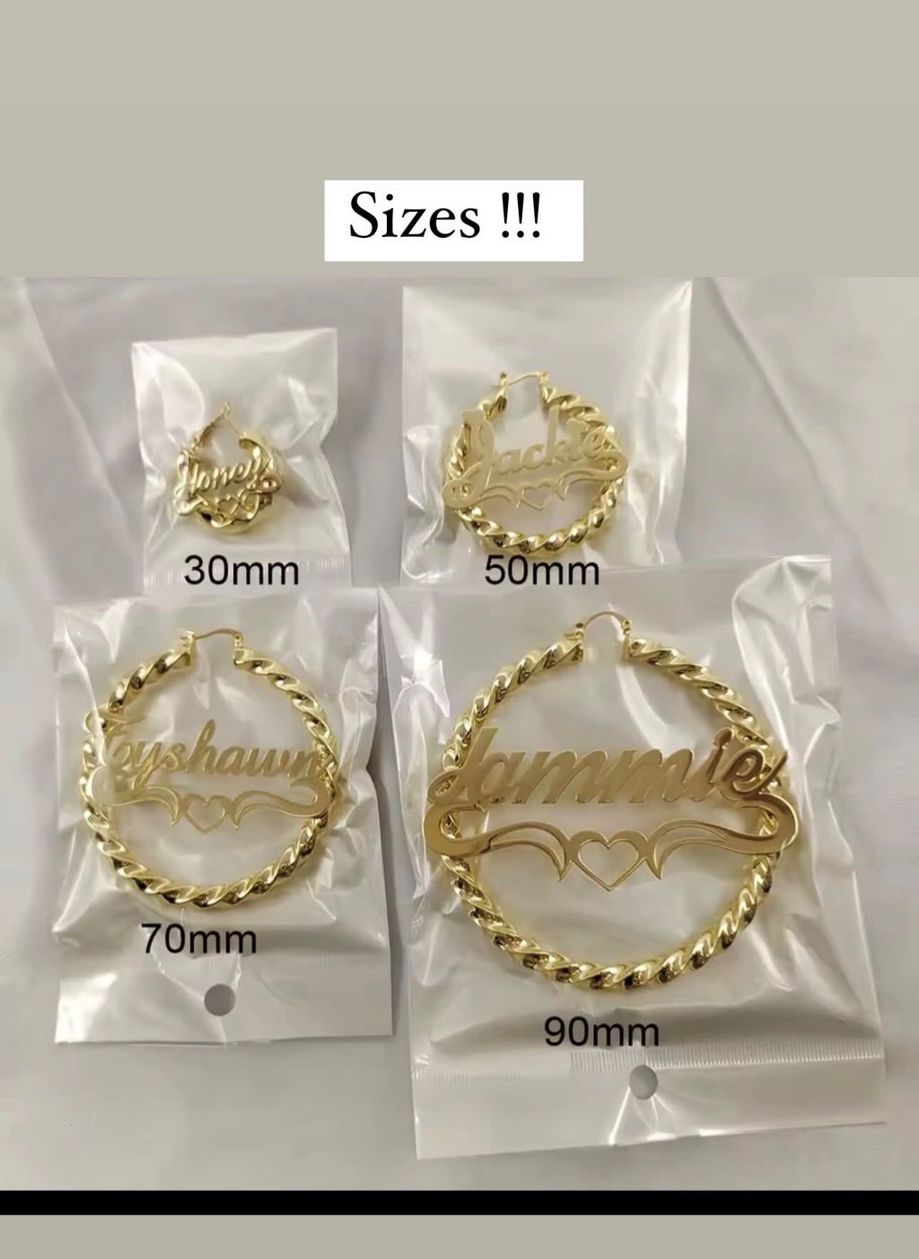 Custom Name Only Hoops