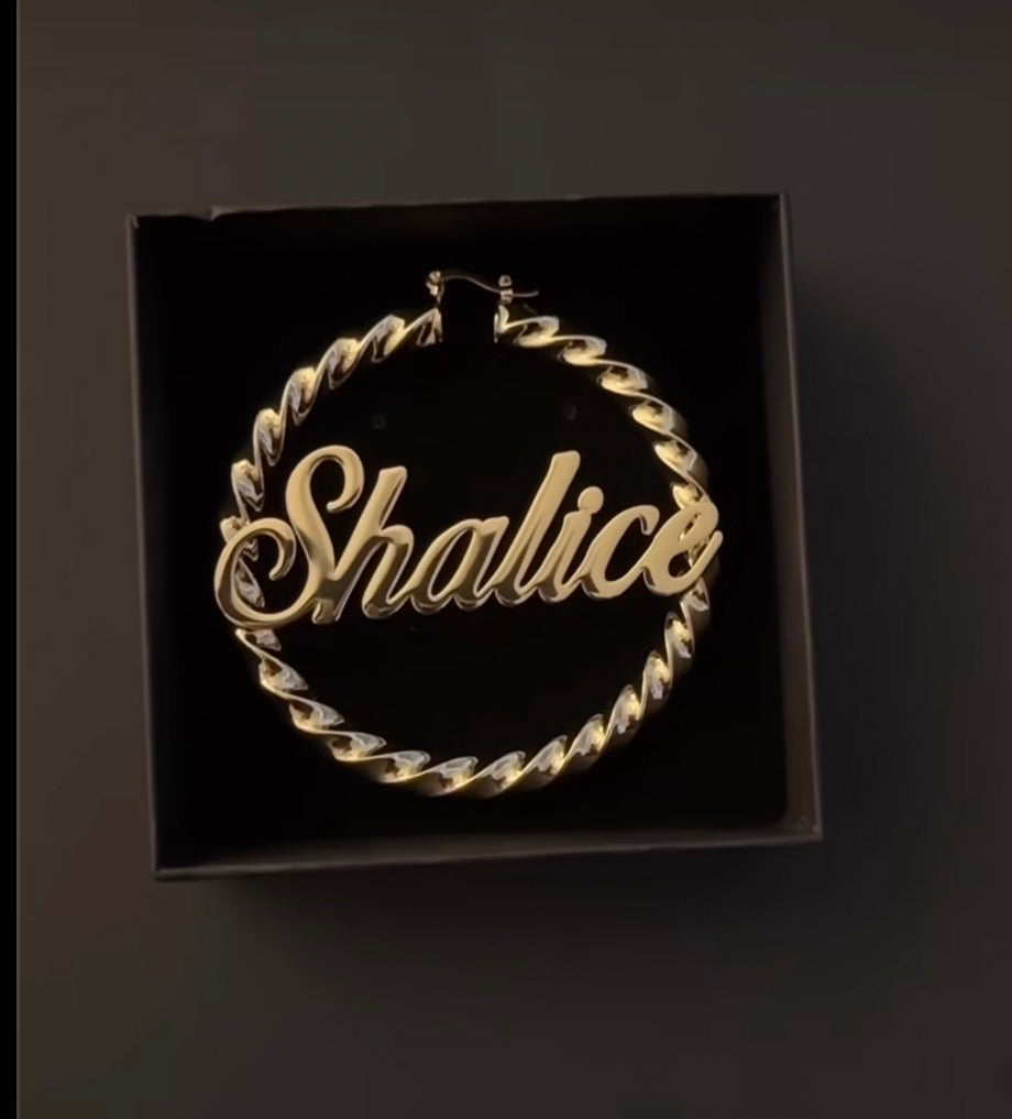 Custom Name Only Hoops
