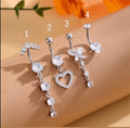 Silver Belly Rings